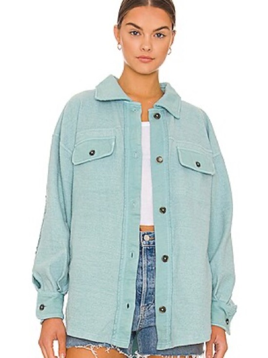Free People Sweaters - Free People Ruby Shacket in Mountain Jubilee